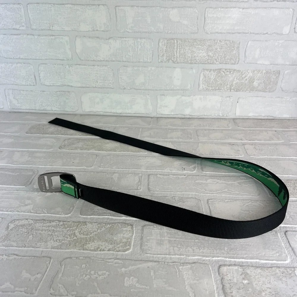 Croakies Nylon Belt Trees Mountains Green Landscape Bottle Opener Adjustable